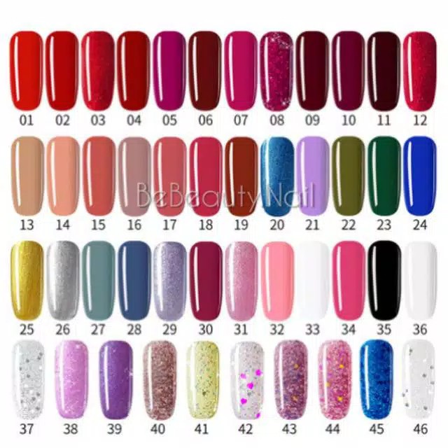 46 warna cantik kutek L-SKIN quick dry (8002) part 2