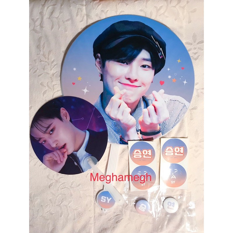 cho seungyoun uchiwa / fan seungyoun kipas / woodz slogan / seungyoun slogan