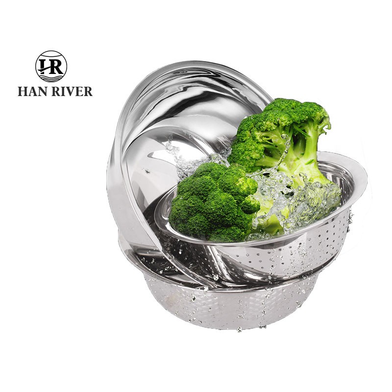 

HAN RIVER HRLS-01 Set Baskom /Mangkuk Stainless Steel
