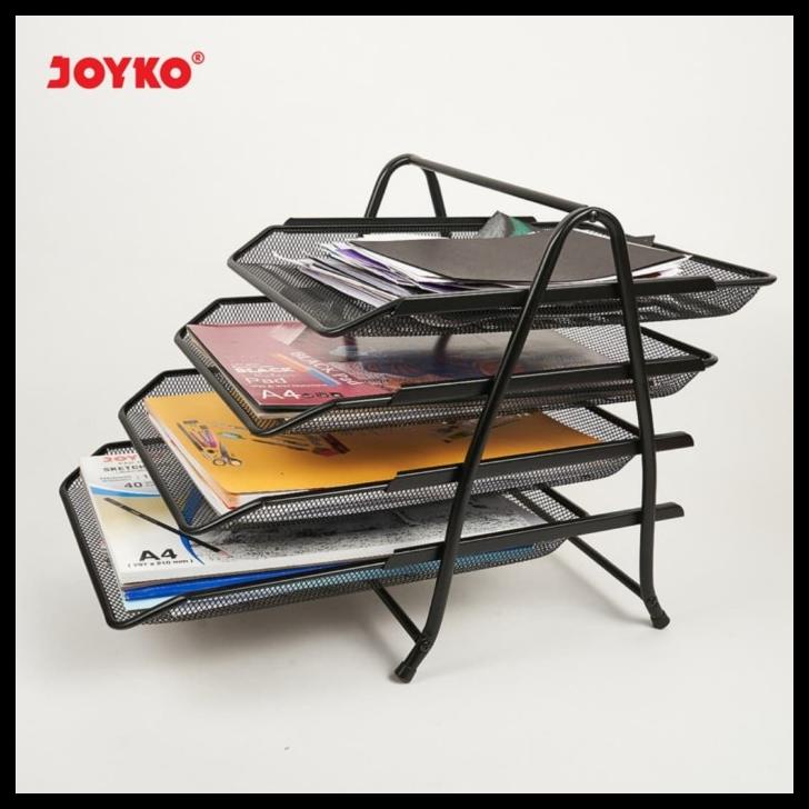 

BEST SELLER !!! RAK DOCUMENT TRAY 4SUSUN JOYKO DT31/PAPER TRAY/ELEVATED LETTER TRAY TERLARIS