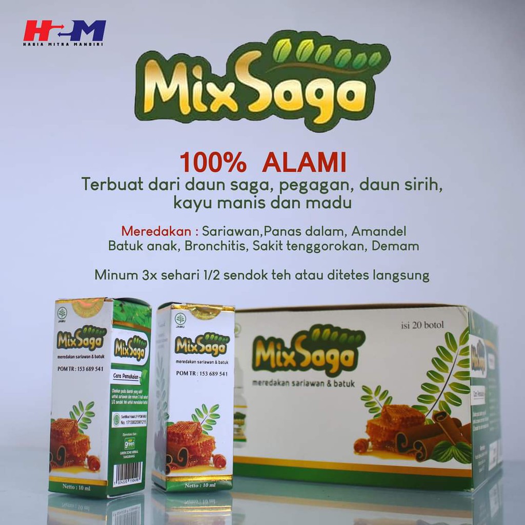 

Madu Saga MIx - Madu menurunkan panas Sariawan - Panas Dalam