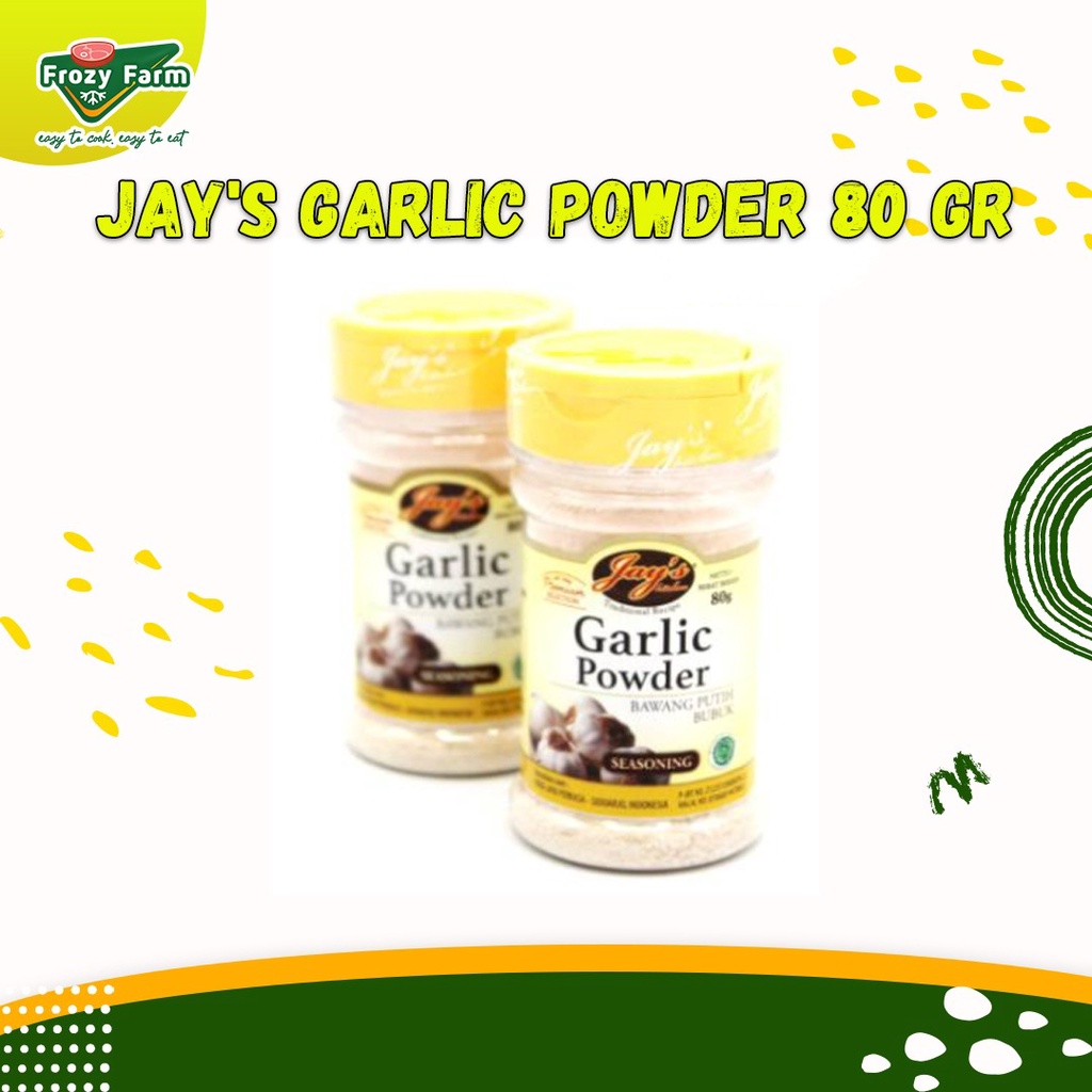 

Jays Garlic Powder 80 Gram / Bawang putih bubuk jays