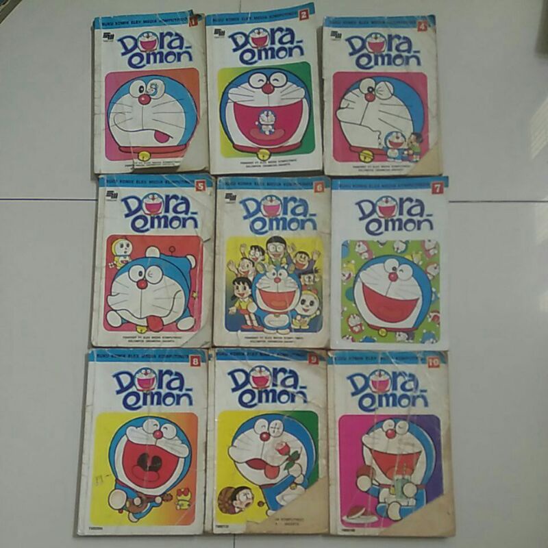 PAKET Komik Doraemon Indonesia 1 2 3 5 6 7 8 9 10