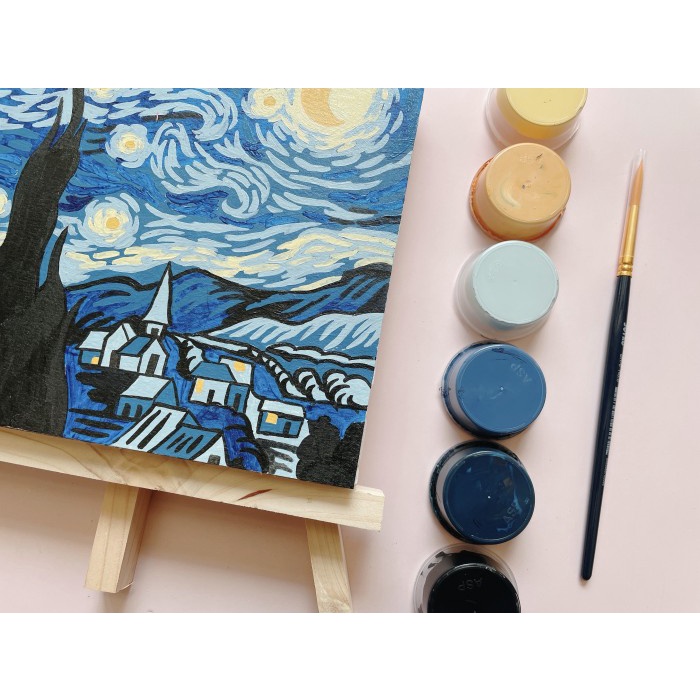 

van gogh starry night paint by numbers