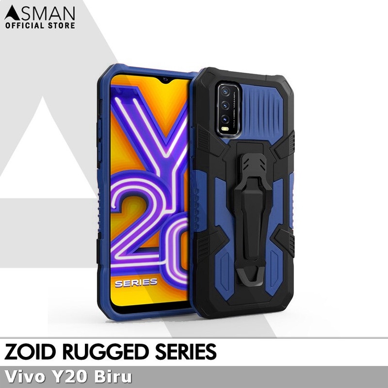 Asman Case Vivo Y20 Zoid Ruged Armor Premium