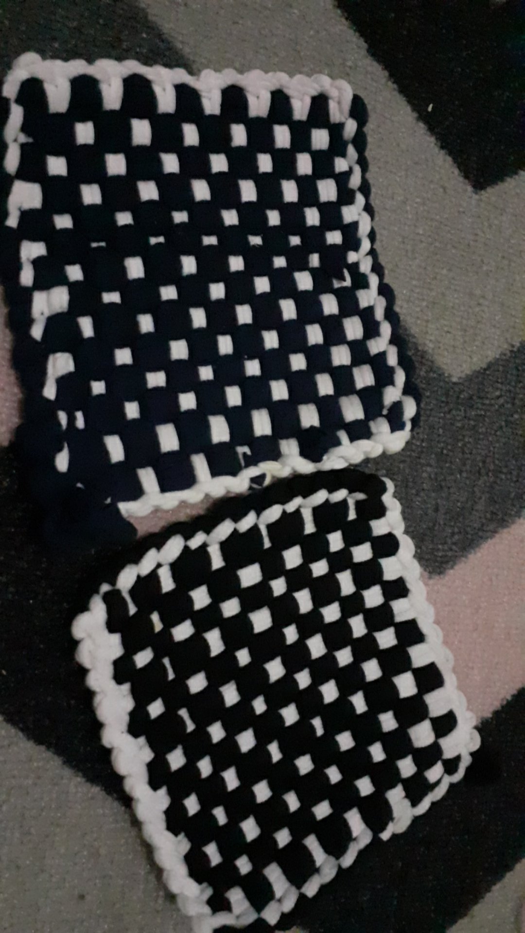 Pegangan Panci Penggorengan/ Lap Tangan Dapur Anti Panas / Cempal Anyam /lap Dapur Anyam