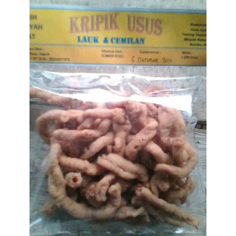 

kripik usus/cemilan usus/usus kriuk kriuk