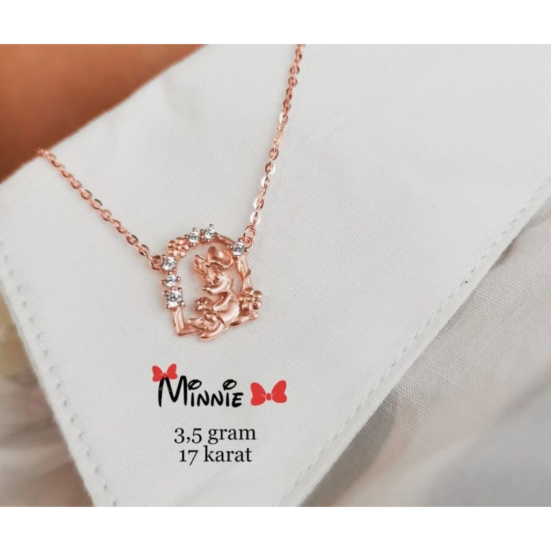 Kalung emas 75 minnie
