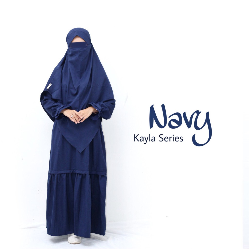 Set Gamis + Khimar | Kayla Series - Navy