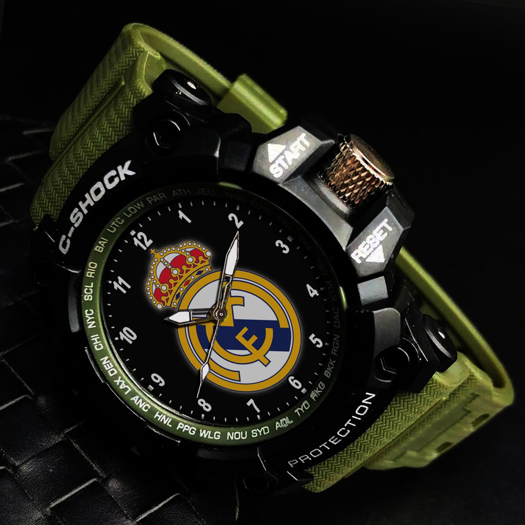 (EXCLUSIVE) JAM TANGAN REAL MADRID 2 (STRAP WARNA)