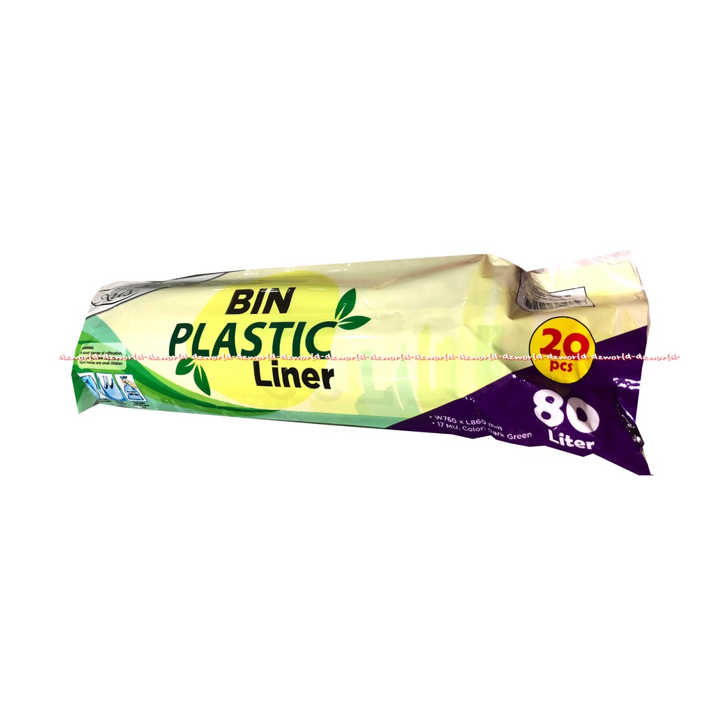 Kris Bin Plastik Liner 80L Plastik Tempat Sampah Kantong Sampah Ukuran 80 Litter Isi 20pcs Krisbow Plastic Trash Krisbin 80 L