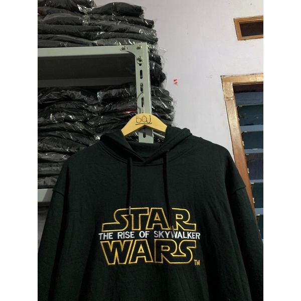 COD 6.6 Hoodie HnM Star Wars Bordir Sablon Hitam Swater Free Paperbag