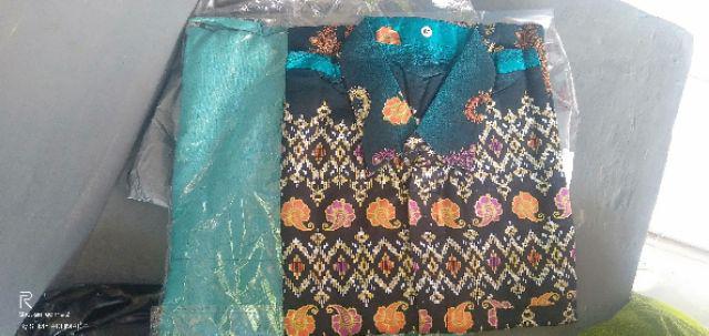 Maura Couple - Sania Ruffle Batik Couple Ori Garansi Termurah Shopee - Solo - Pekalongan