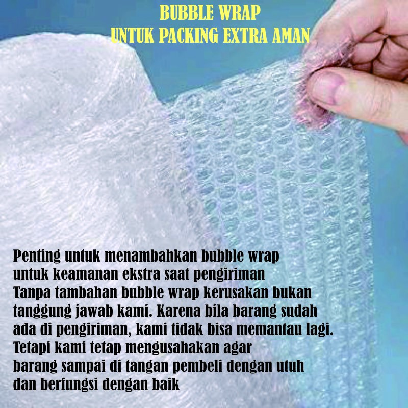 Plastik Bubble Wrap Pembungkus Paket Ekstra Aman Anti Penyok