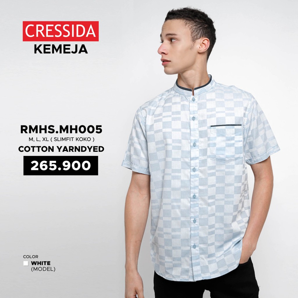 KEMEJA KOKO PRIA CRESSIDA. RMHS.MH005