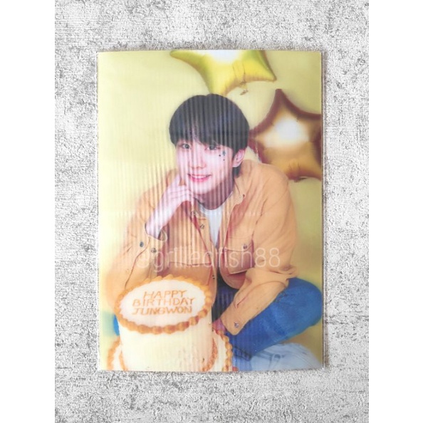 [READY STOCK] ENHYPEN JUNGWON Official 2022 Birthday 3D Photo Lenticular Postcard Enha EN-