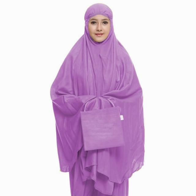 Mukena rayon jumbo adem / mukena bali / polos
