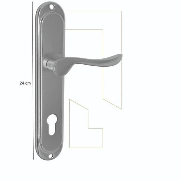 ➭ Grandia Gagang Pintu Kayu Set / Door Handle 874 / Handle Pintu Set 874 ✧