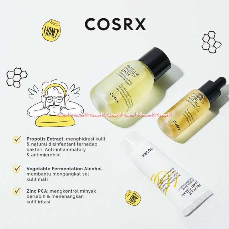 Cosrx Honey Glow Kit For Dry Rough Skin Kosmetik Untuk Kulit Glowing Glow Dari Korea