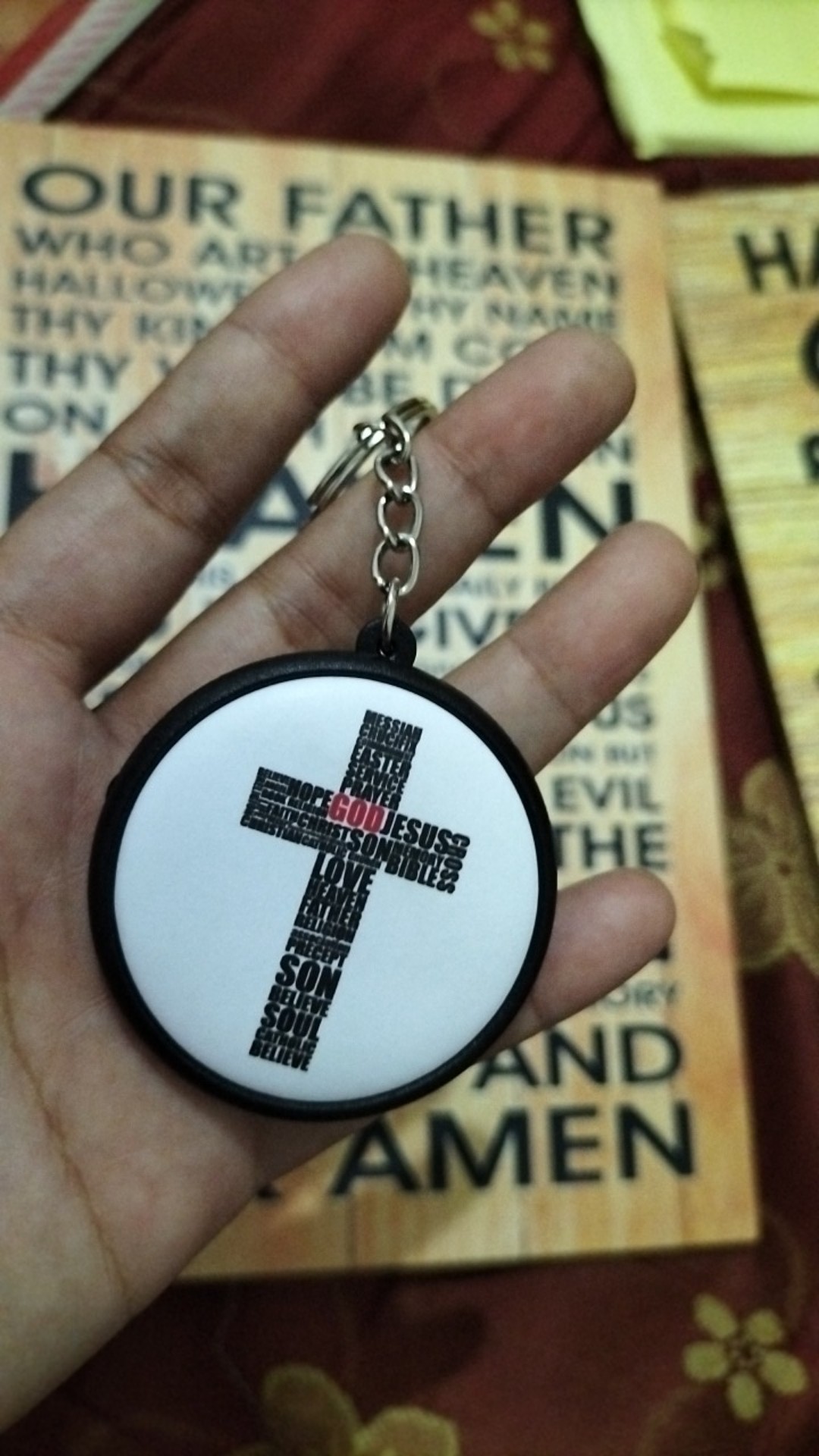 Hiasan Dinding Nasrani Poster Kutipan Ayat Amsal 17:22 Walldecor Kristen Katolik