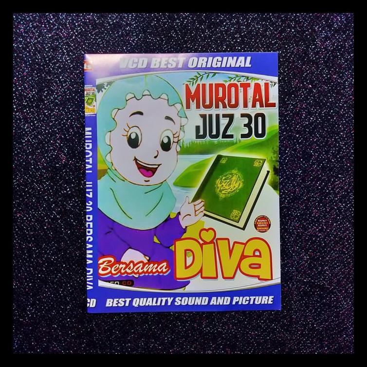 Dvd Vcd Anak Belajar Bersama Diva Murotal Juz 30 Teruji