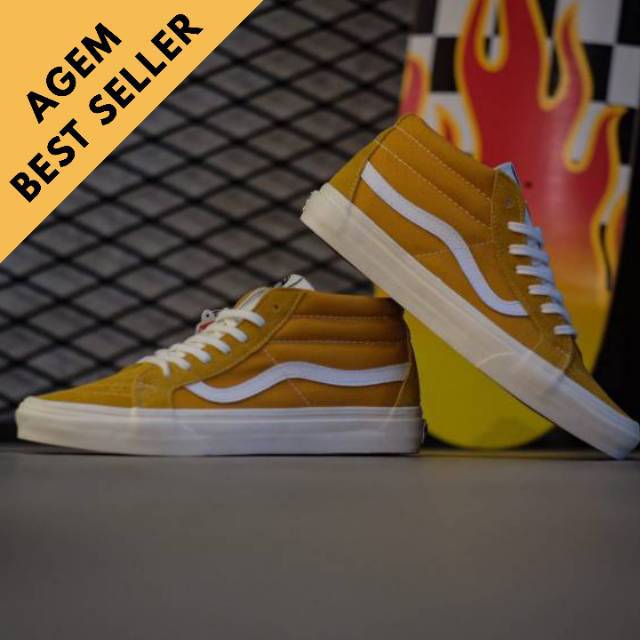 VANS SK8 MID REISSUE SUNFLOWER BNIB ORIGINAL