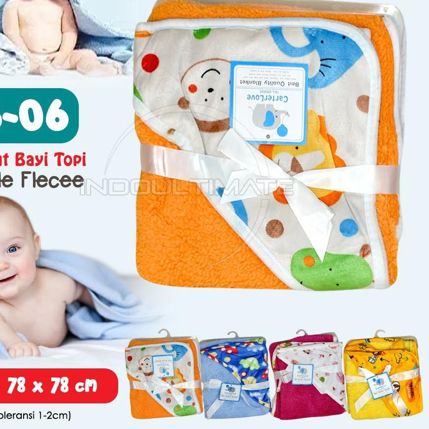 ➷ Hoodie Selimut Bayi Tebal Baby Blanket Selimut BS-06 Selimut Tidur Bayi Selimut Hoodie Hoodie ☻