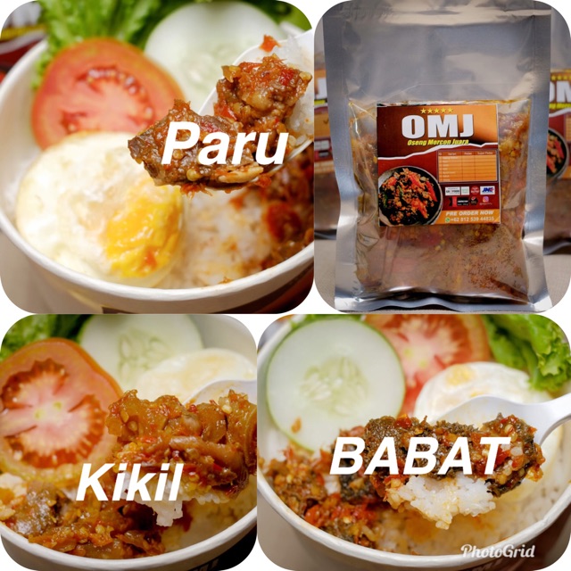 

PAKET PARU,KIKIL + BABAT