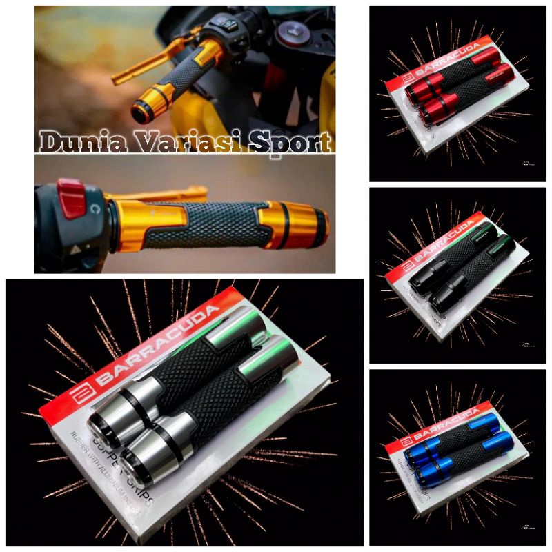 Handgrip Barracuda Super Grips Full CNC Model Rizoma Universal Semua Motor