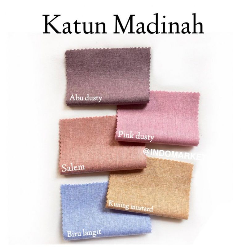 (TERMURAH)BAHAN KAIN KATUN MADINAH PREMIUM / BAHAN PAKAIAN / KAIN MADINAH / KAIN