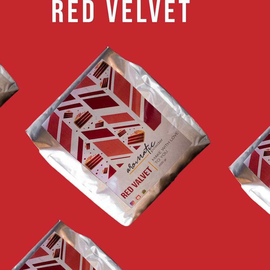 

「HARGA SAMA」 Bubuk Serbuk Minuman Bubble Drink Powder Latte Ice Rasa Red Velvet Premium Untuk Coffee