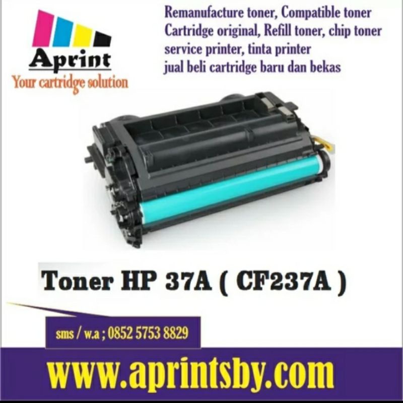 Toner hp 37a cf237a cartridge compatible printer hp laserjet