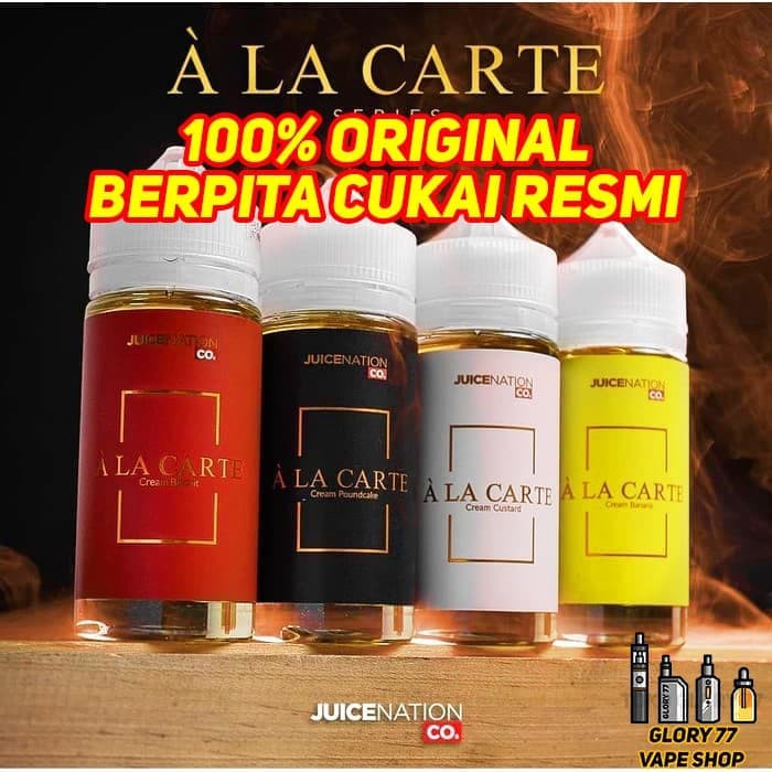 Ala Carte 3mg 6mg 100ml Freebase Liquid Vape Pod Vapor Pods