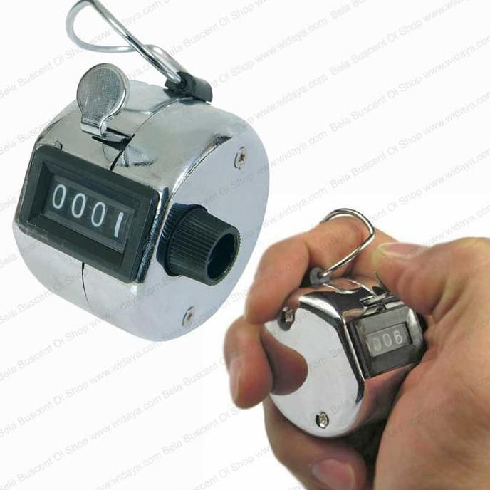 

ALAT BANTU HITUNG MEKANIK STAINLESS STEEL TASBIH POCKET 4 DIGIT EXCLUSIVE