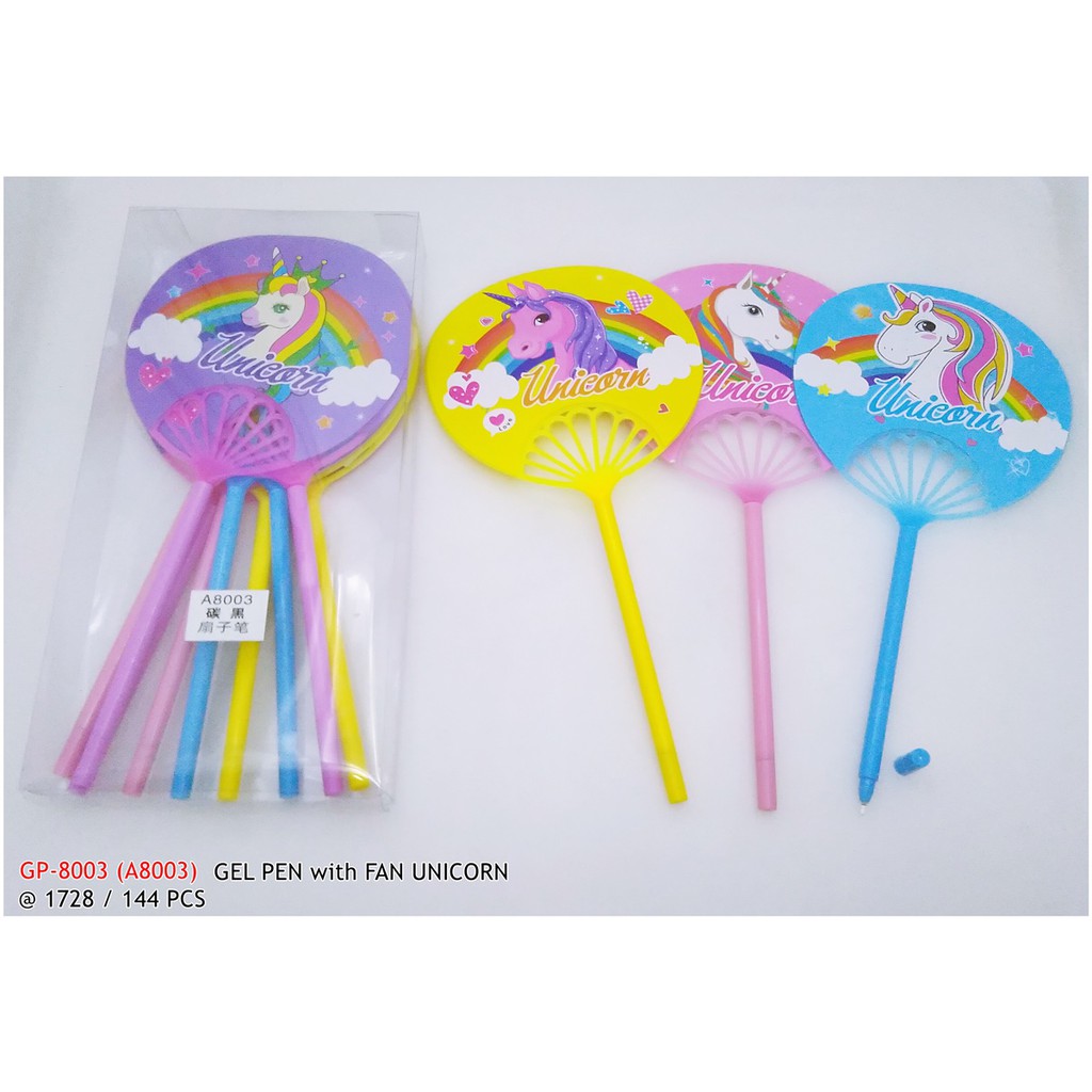

PULPEN GEL / GEL PEN MODEL KIPAS KARAKTER KARTUN ISI 1
