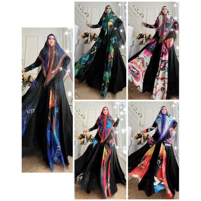 Aretha premium set by yodizein syari ori