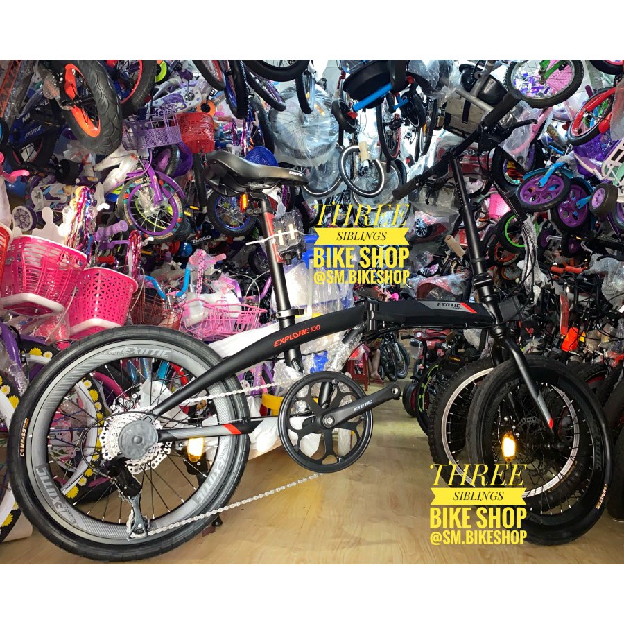 SEPEDA LIPAT EXOTIC EXPLORER 100 20 INCH SENSAH 8 SPEED
