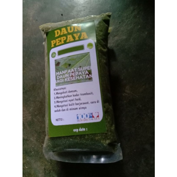 

Daun pepaya Bubuk herbal 100%original 100 gr