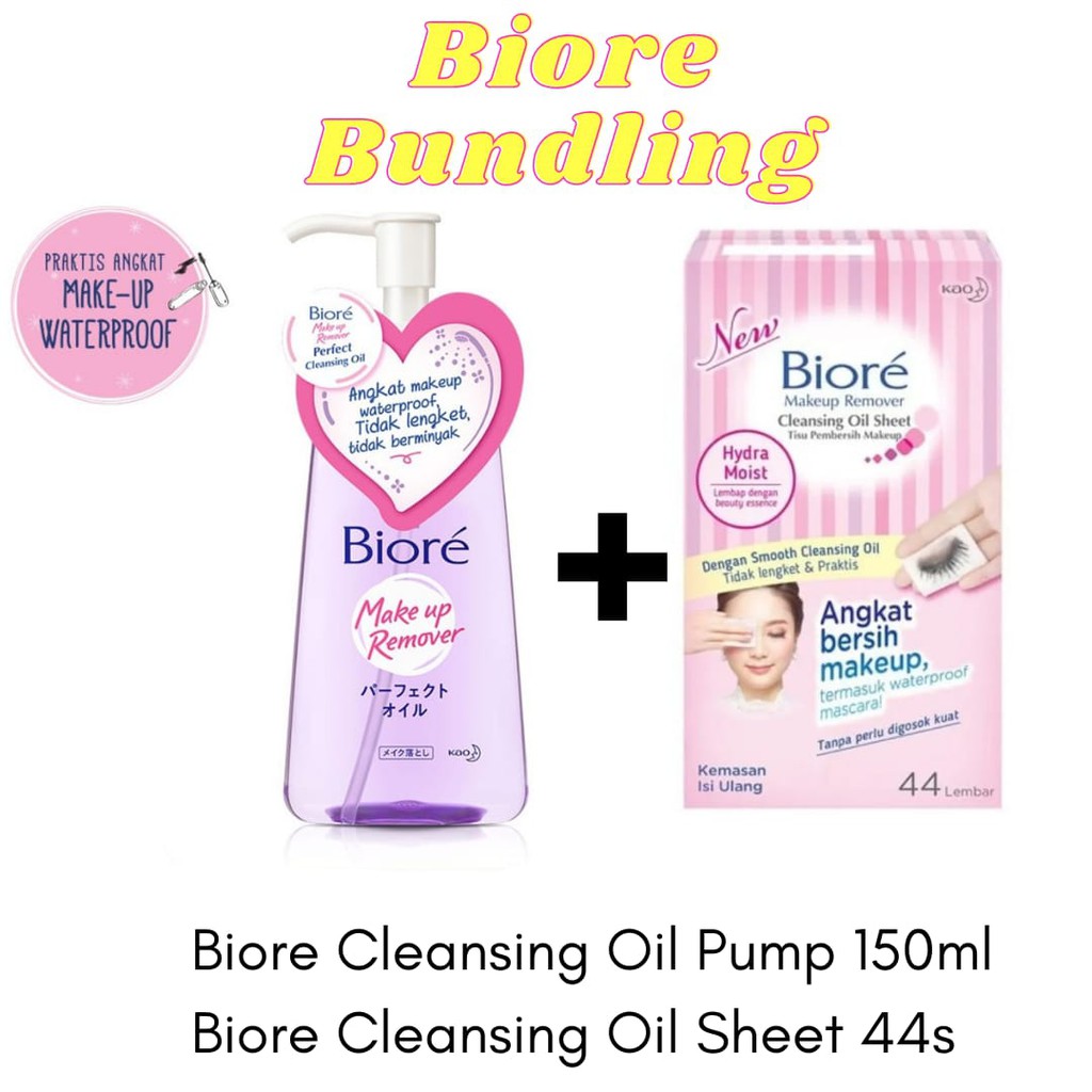 *ON SALE* Biore Cleansing Oil Pump 150ml 150 ml  Make Up Makeup Remover Japan 100%