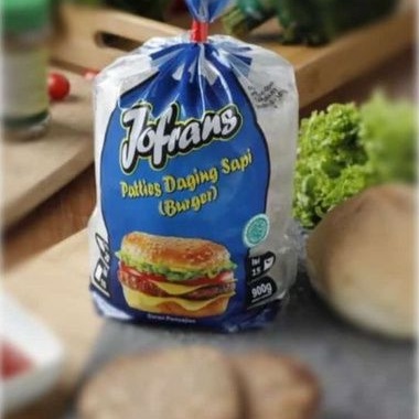 

Jofrans patty burger sapi 900 gram beef patties