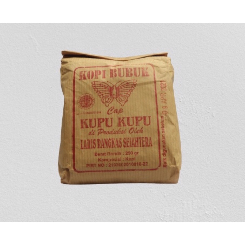 

Kopi Bubuk Cap Kupu Kupu, kopi tanpa gulu, kopi khas lebak banten, kopi berkualitas asli