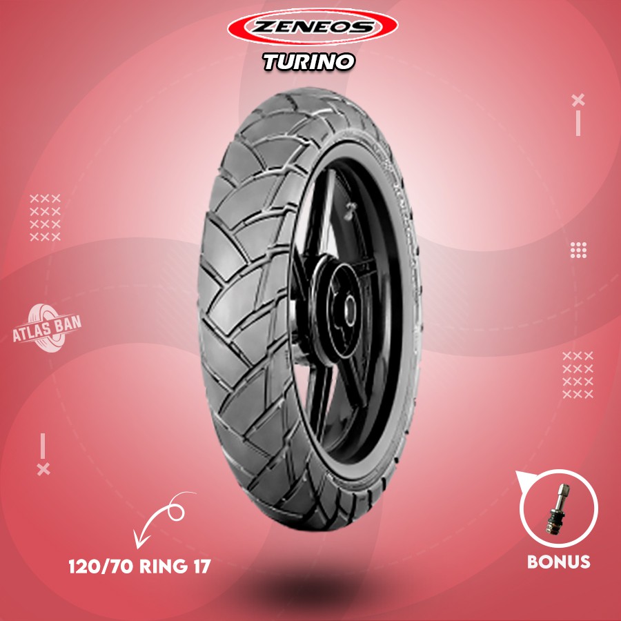 Ban Tubles Motor Batangan ZENEOS ZN33 TURINO 120/70 Ring 17 Tubles