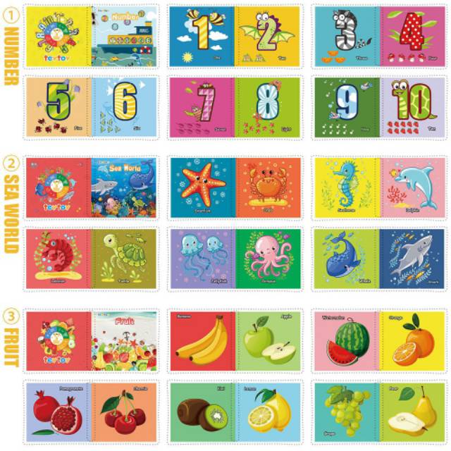 ECER !!! SOFT BOOK Buku Kain Bayi Satuan