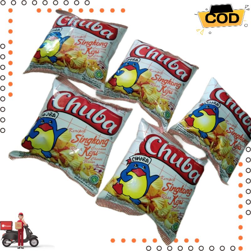 

Chuba Keripik Singkong Snack Jajanan Jadul 14gr Balado dan Keju Makanan Ringan Masa Kecil