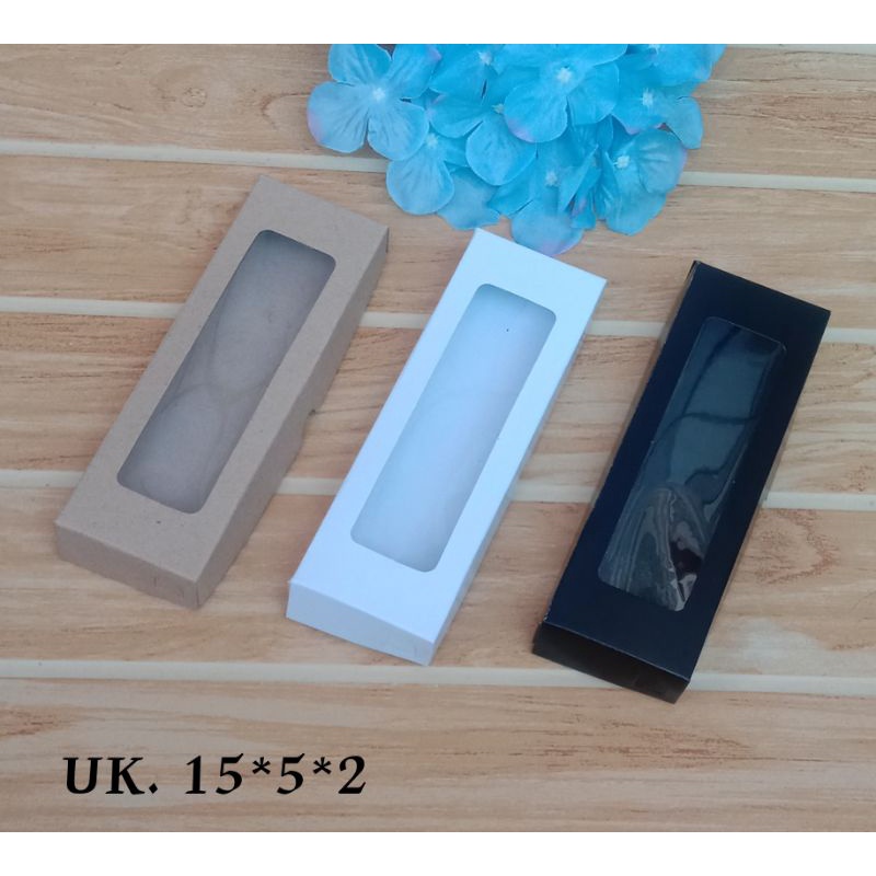 

kotak dus craft 15*5*2/paperbox packing tasbih coklat ( isi 10pc ) PROMO