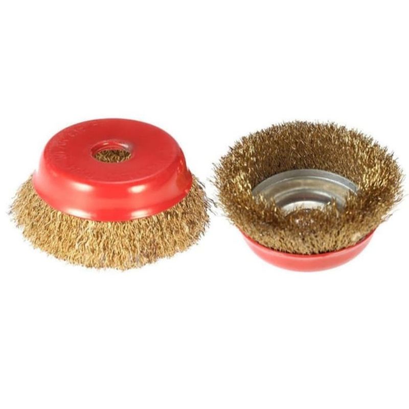 Jual Brushing Sikat Kawat Gerinda Inch Kuningan Shopee Indonesia