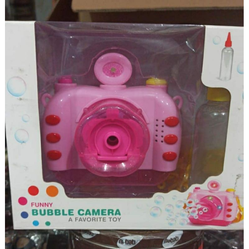 Mainan bubble kamera bubble