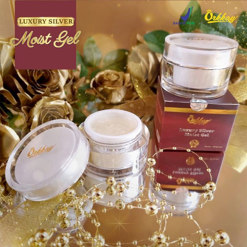 Luxury Silver Moist Gel Orkkay Skincare BPOM