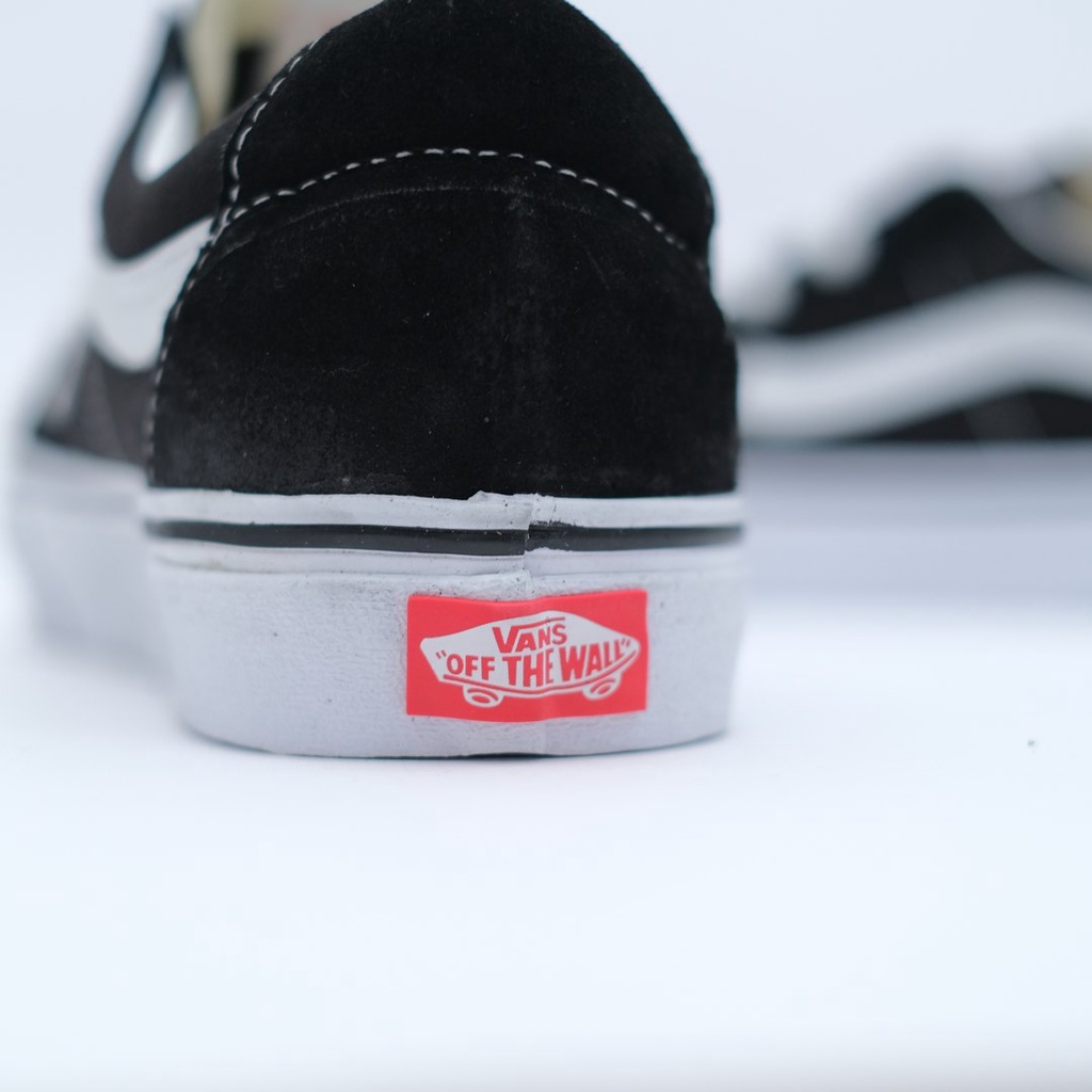 SALE DISKON! V4NS SK8-LOW BLACK/WHITE CLASSIC 100% ORIGINAL BNIB