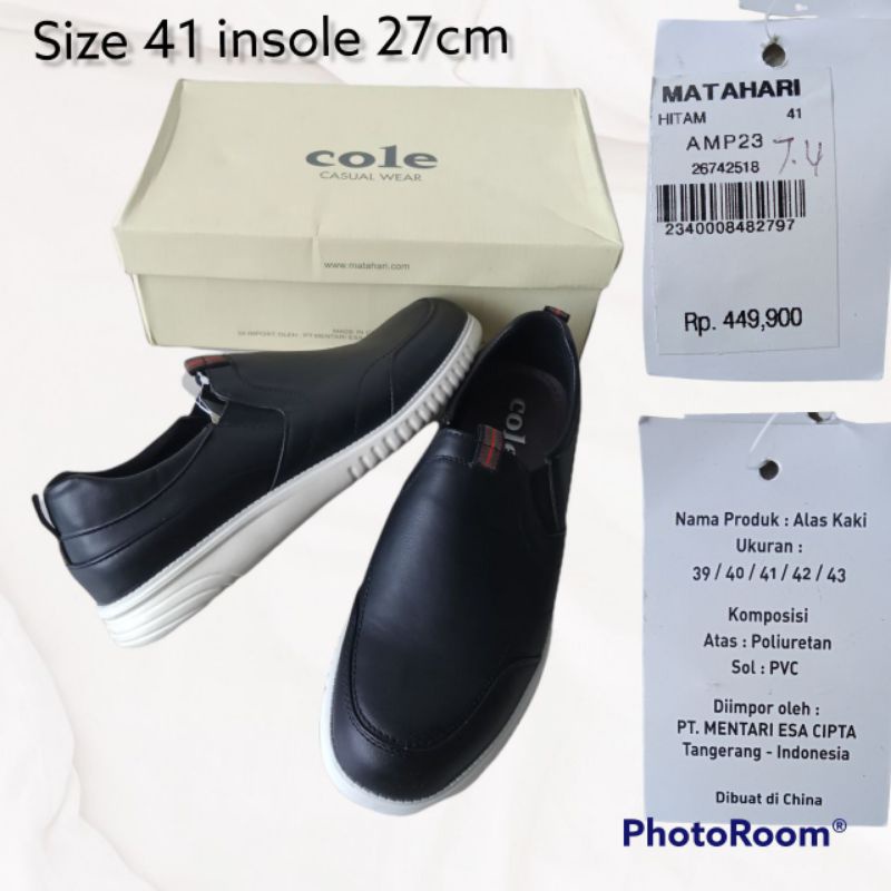 SEPATU SLIP ON PRIA COLE BRANDED MATAHARI MURAH SPTSLPONCL277